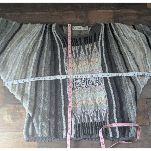 Vintage Carducci Geometric Textured Sweater, Size S - Picture 5 of 6